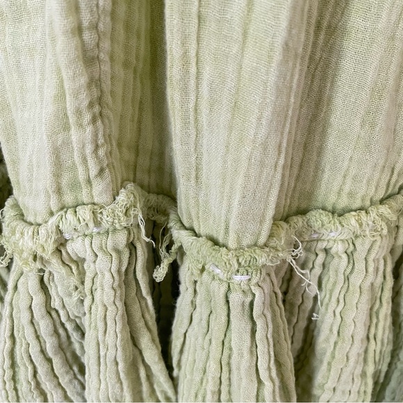 Free People Maya Gauze Cotton Shirt Dress in Medium - Picture 7 of 8